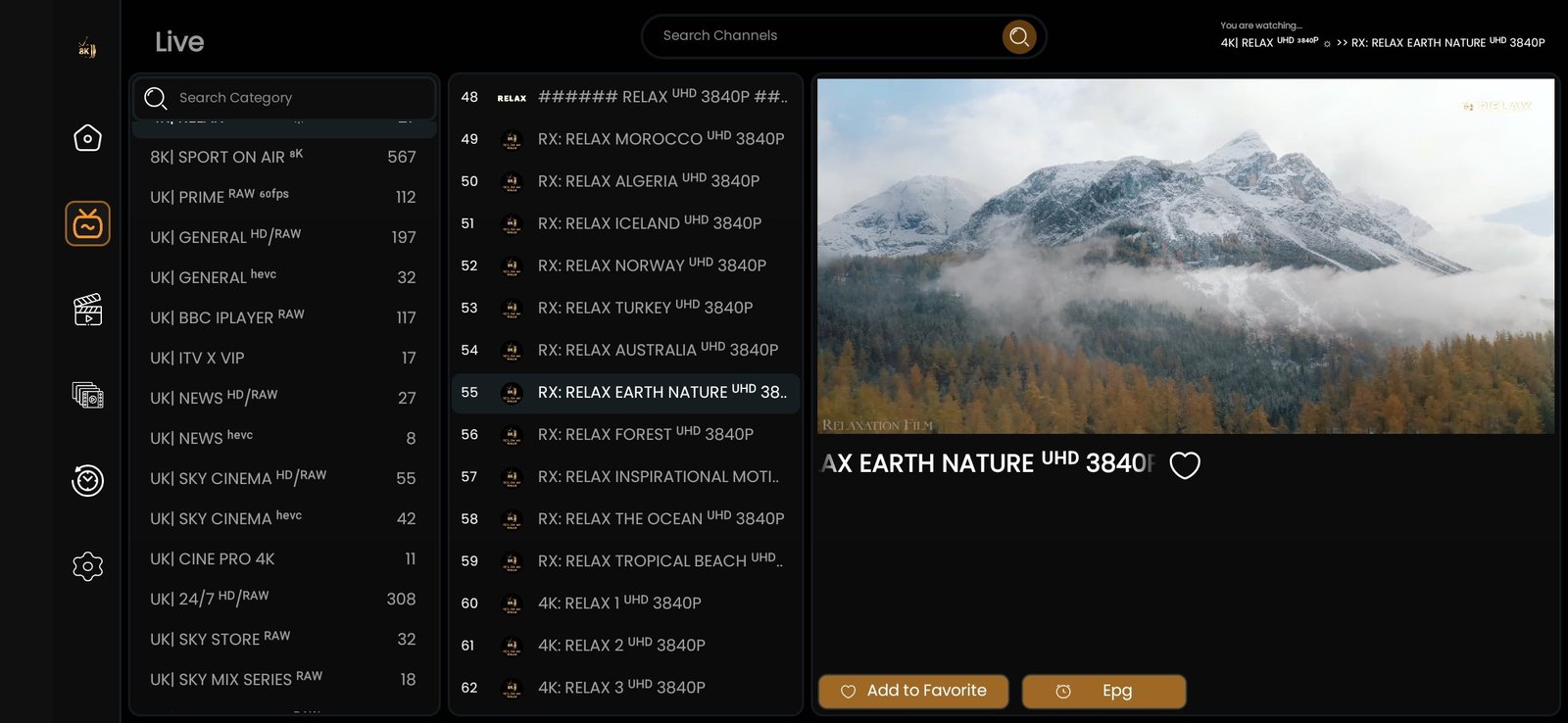 IPTV 120000 channels from all countries worldwide - UK USA sports movies news entertainment